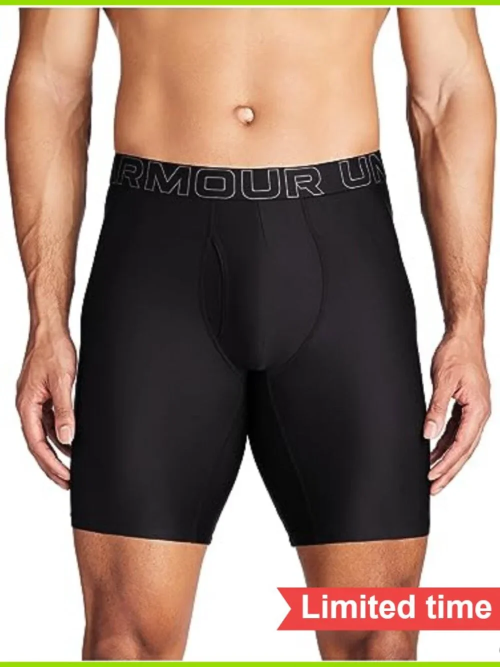 Under Armour Men's Performance Tech Long-Leg Boxerjock Brief Underwear